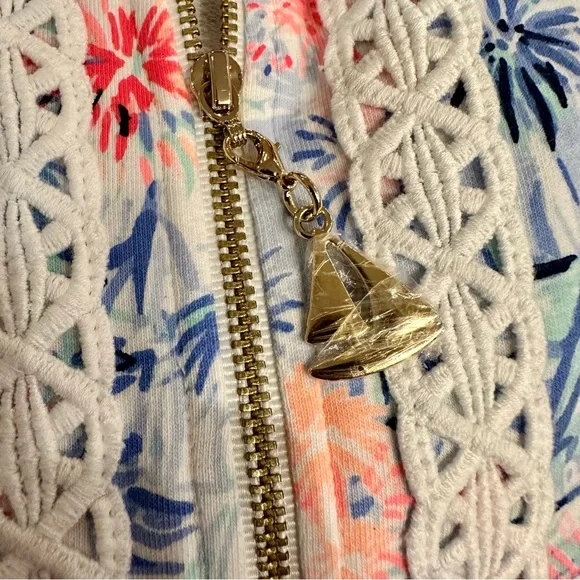 NWT! Lilly Pulitzer Women's UPF 50+ Janie Popover 4th Of July 🇺🇸🎆 - Picture 5 of 6